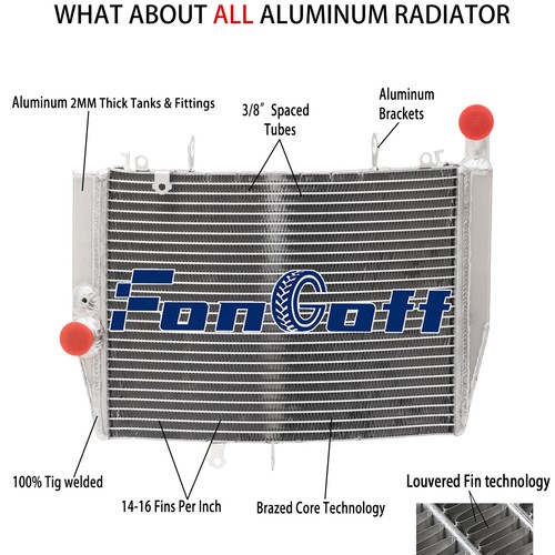 Aluminium motorcycle radiator - motorcycle,