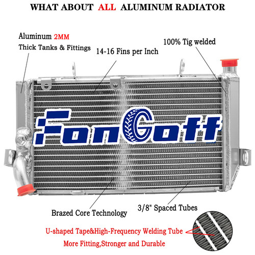 Aluminium motorcycle radiator - motorcycle,