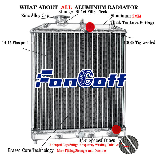 Aluminium radiator for - radiator, honda