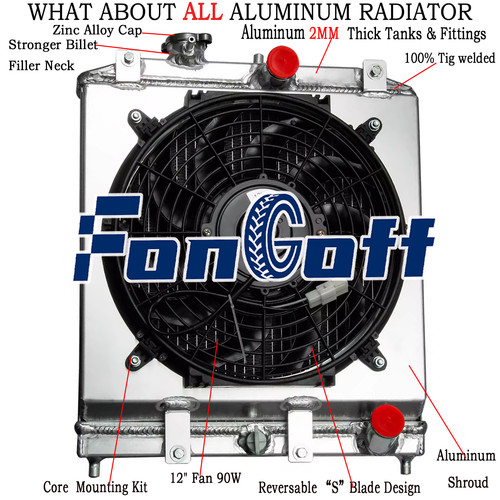 Radiator shroud fan for - radiator,