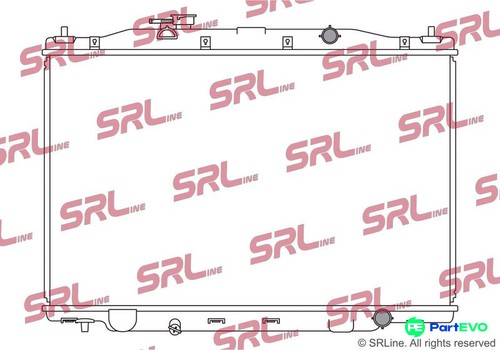 Srline engine cooling radiator - srline,
